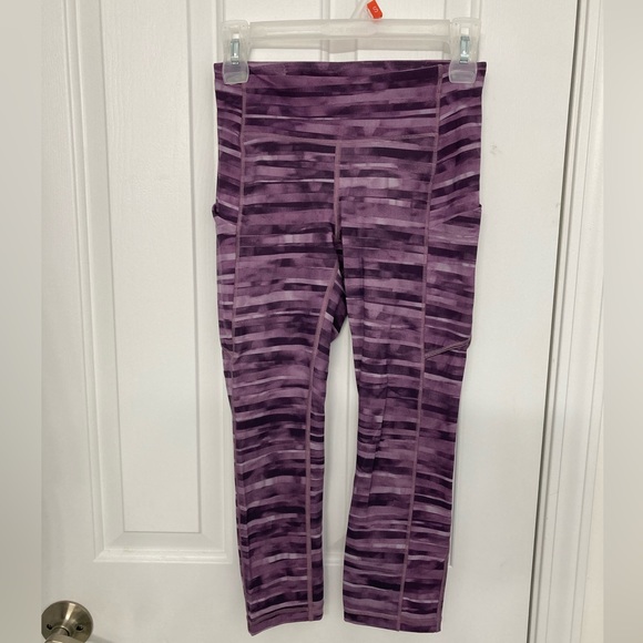 Lululemon Speed Up 21” Crop Shadowed Smoked Mulberry - Picture 6 of 13